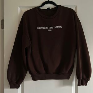 Cute Oversized Sweatshirt Size L